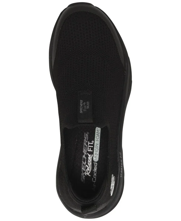 Skechers Women's Relaxed Fit D&Lux Walker Quick Upgrade Slip On - Black