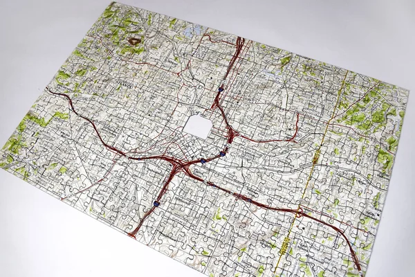 Personalized ' My Hometown' Map Jigsaw Puzzle (USGS Mapping)
