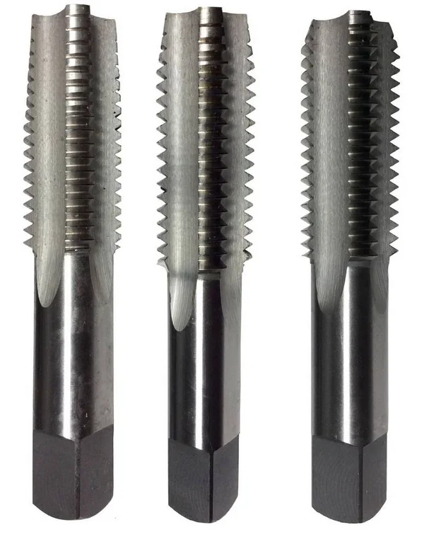 Tap America T/a54944 1-1/8 inch-7 HSS Machine and Fraction Hand Tap Set