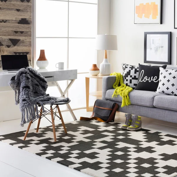 Artistic Weavers Hilda Beatrix Yellow - Gray 8& x 11& Area Rug