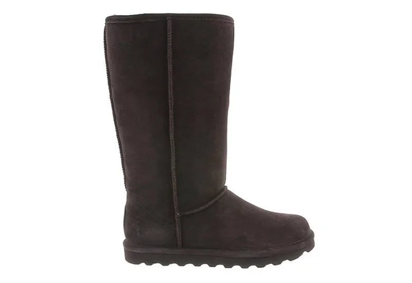 Bearpaw Women's Chocolate Elle Tall Wide Boots, Size 8, Brown