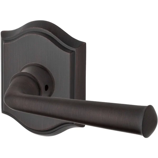 Baldwin PS.FED.TAR Federal Passage Leverset with Traditional Arch Rose - Venetian Bronze