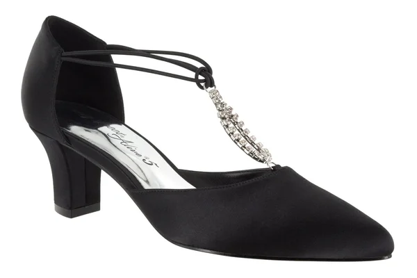 Easy Street Women's Moonlight Pump - Size: 12, Black Satin