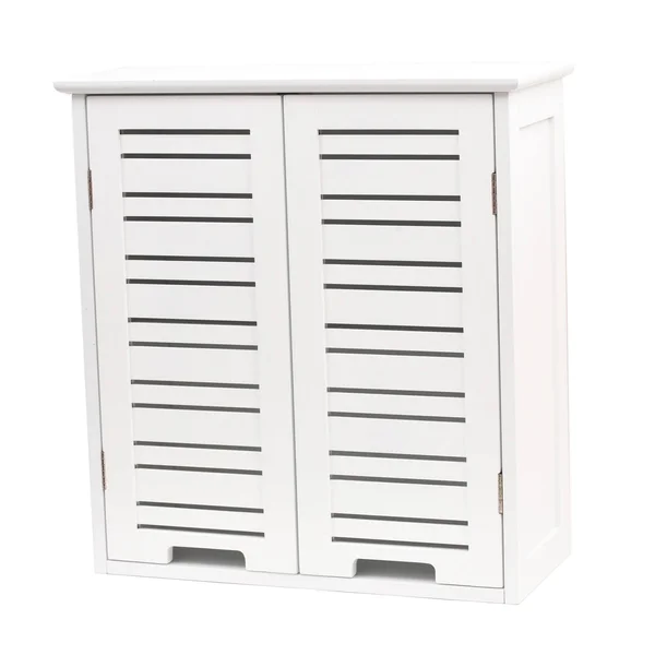 Evideco Bathroom Wall Mounted Storage Cabinet Wood Miami White