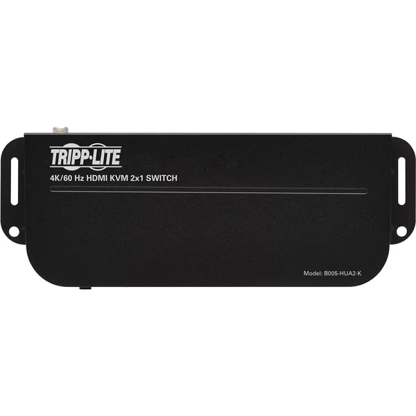 Tripp Lite HDMI KVM - 4K 60Hz 4:4:4, HDR, HDCP 2.2 Support, IR Remote and USB Cables KVM Switch - 2 KVM Ports