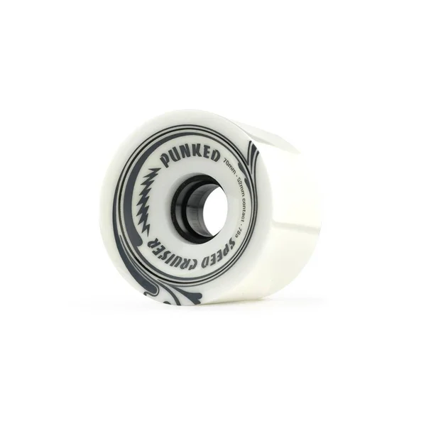 Yocaher Kicktail Longboard Complete - Checker Blue - White