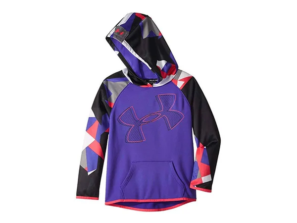 Under Armour Girls Fleece Hoodie Printed Logo