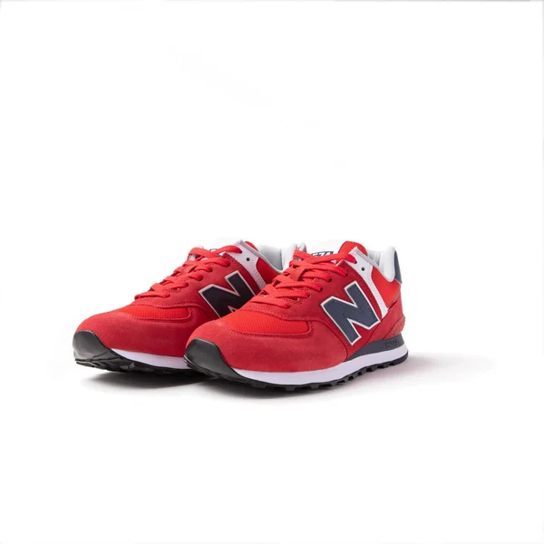 New Balance Shoes 574, ML574SP2 - Red - 9.5