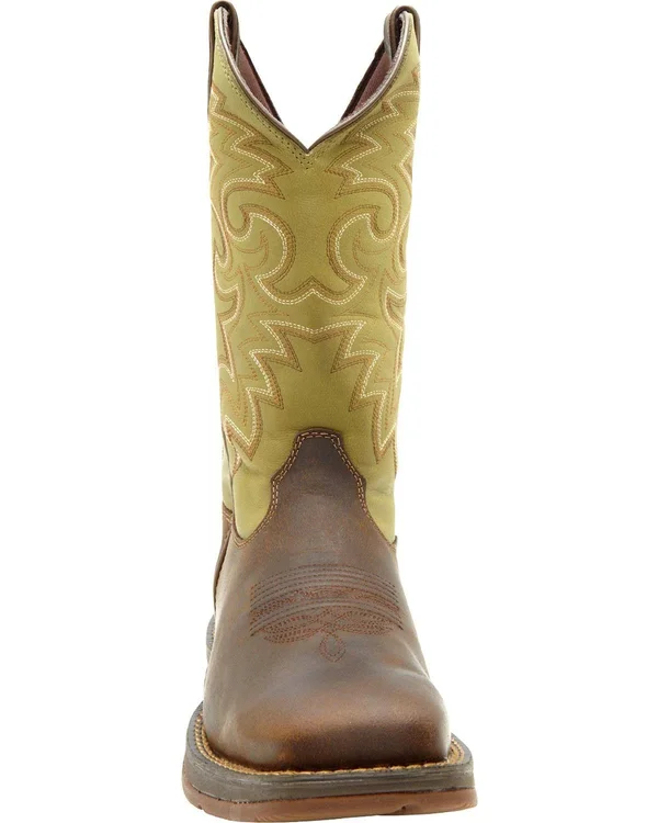 Men's Rebel Coffee & Cactus Pull-On Western Boot by Durango Db5416