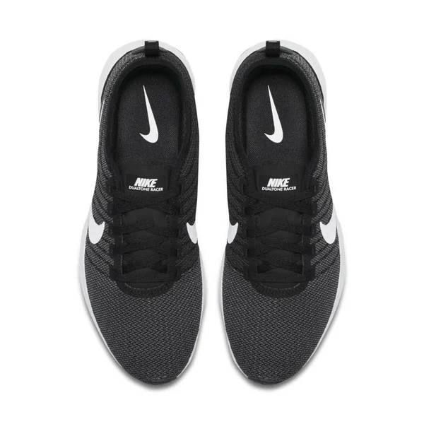 Nike Women's Dualtone Racer Running Shoe, Size: 5.5, Black