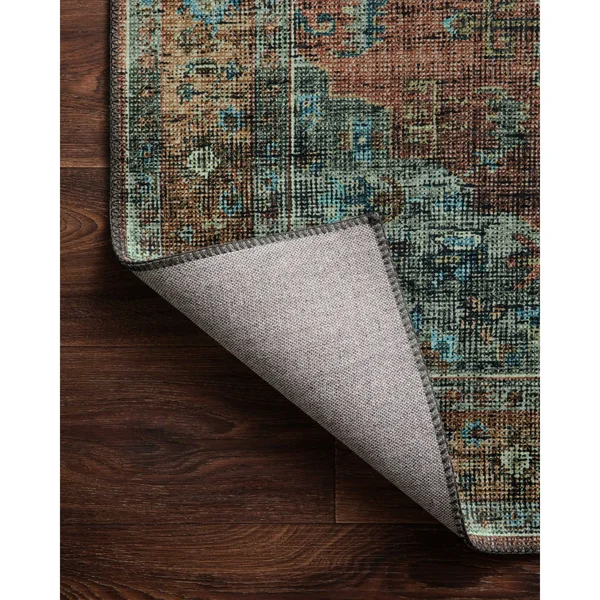 Alexander Home Leanne Traditional Distressed Printed Area Rug - 2&-6x22 x 12& Runner