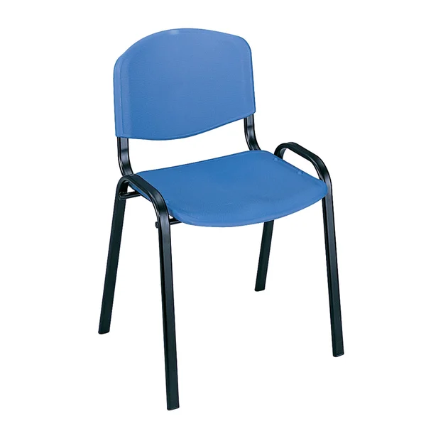 Safco Stack - Chair - polypropylene - powder-coated steel - blue