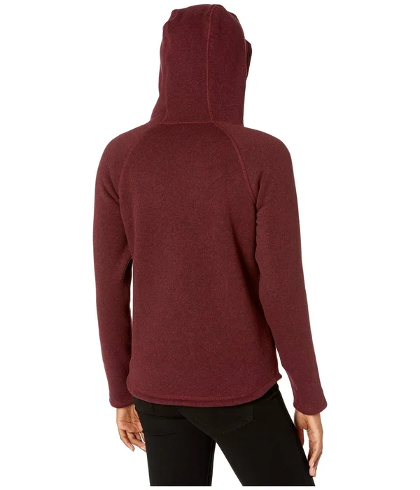 The North Face Women's Crescent Hooded Pullover - XL - Deep Garnet Red Heather
