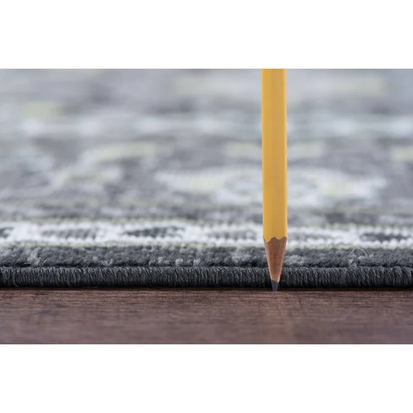 Tayse Rugs Milan Gray 2 ft. x 11 ft. Runner Rug