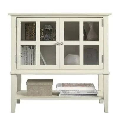 Soderville 2 Door Accent Cabinet Andover Mills Color: Soft White