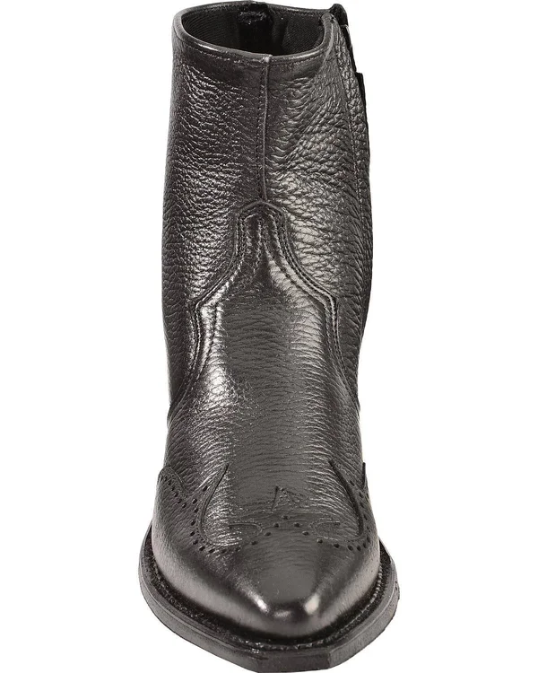 Abilene Western Wingtip Zipper Boots