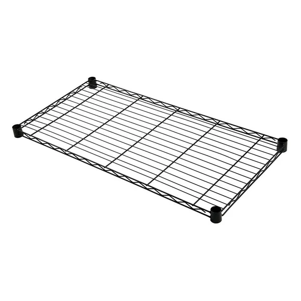 Quantum 2472BK Wire Shelf, One 24x22W x 72x22L Shelf - Black