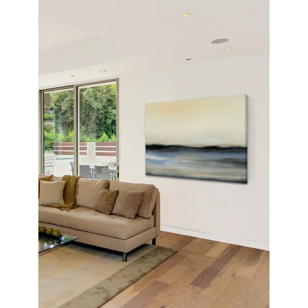 Marmont Hill MH-WAG-902-C-36 24 inch x 36 inch Ocean Tide V Frameless Giclee Painting on Canvas, Yellow