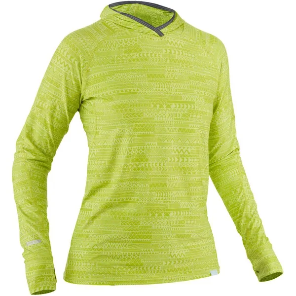 NRS - Women's H2Core Silkweight Hoodie - Cyan, S