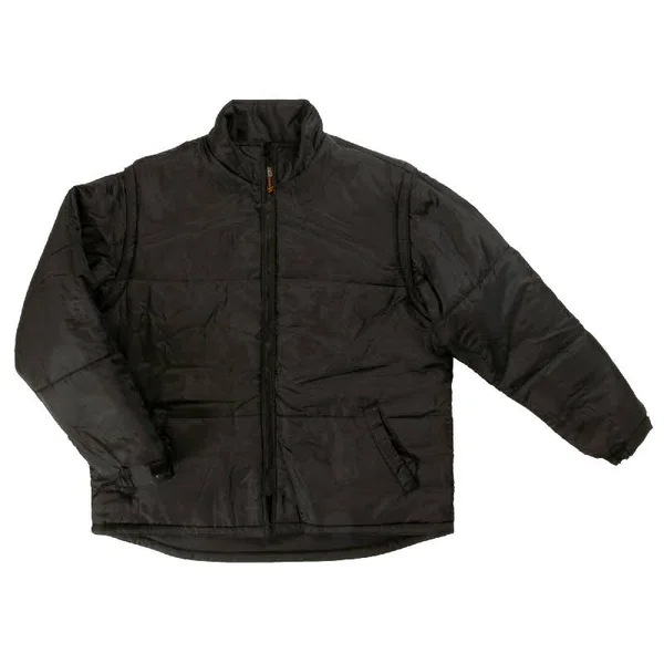 Safety Insulated 5-in-1 Parka - 2XL, Black Work King S42621