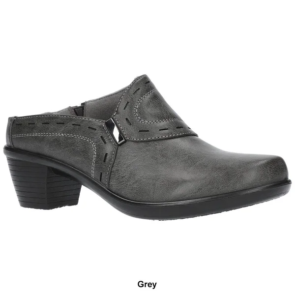 Easy Street Grey Cynthia Comfort Mules