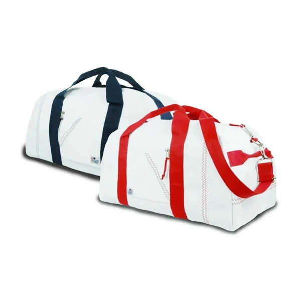 Large Square Duffel Red