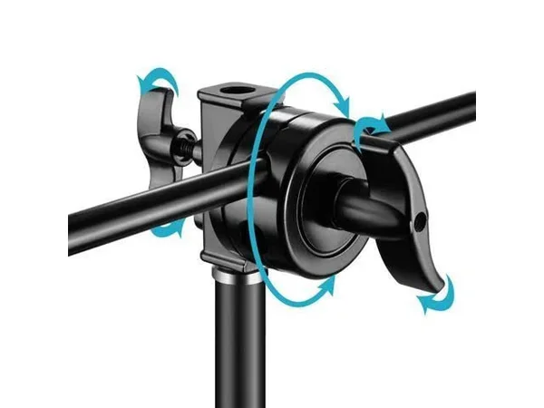 Neewer Photo Studio Heavy Duty 10 Feet/3 Meters Adjustable C-Stand, 3.5 feet/1 Meter Holding Arm, 2 Pieces Grip Head for Video R