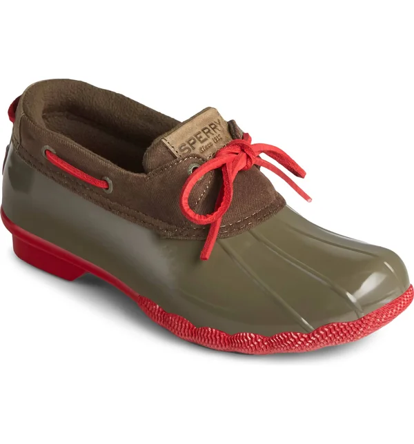 Sperry Women's Saltwater 1-Eye Duck Shoes - Black