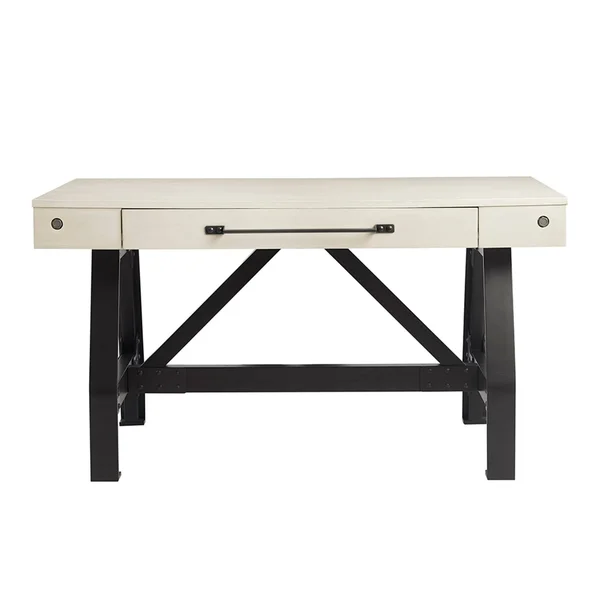 INK+IVY Lancaster Desk - Oak/Silver