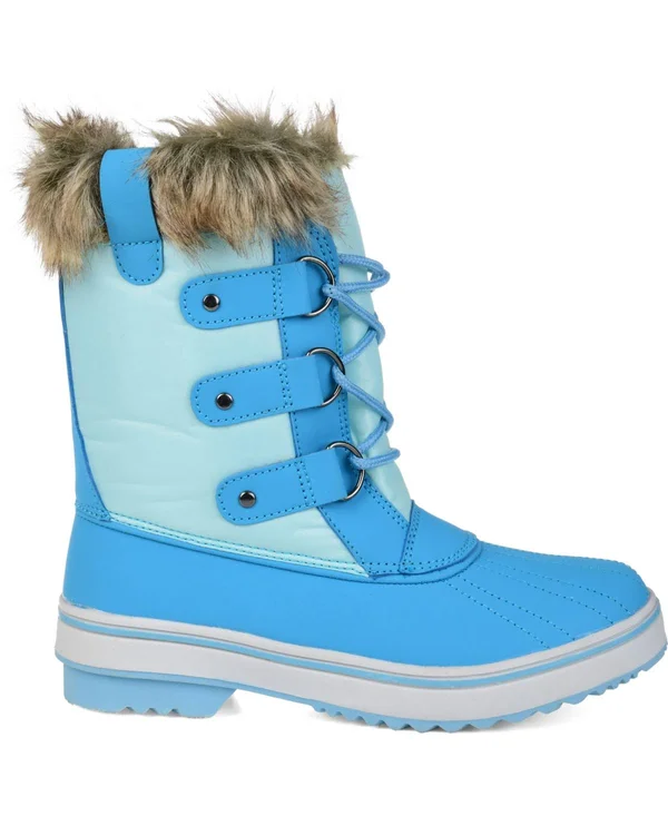 Women's Journee Collection North Snow Boot - Black - Size 5.5
