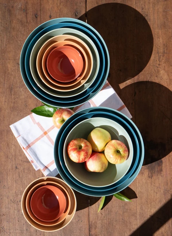 TarHong French Country 6 Piece Melamine Mixing Bowl Set