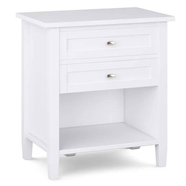 24x22 Norfolk Solid Wood Nightstand White - Wyndenhall