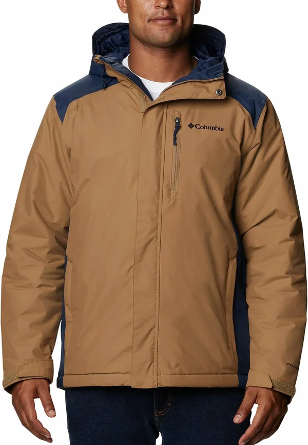 Columbia Men's Tipton Peak Insulated Jacket, Size: XL, Brown