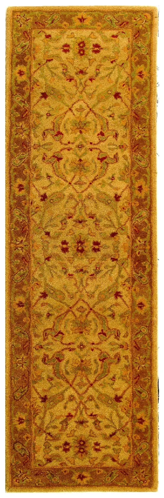 Safavieh Antiquity AT311C Ivory - Brown Rug 7&6x22 x 9&6x22 Oval