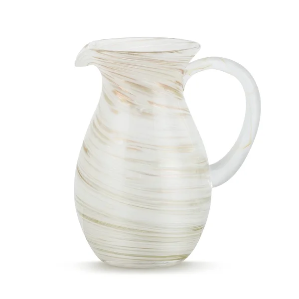 Demdaco White and Gold Pitcher White
