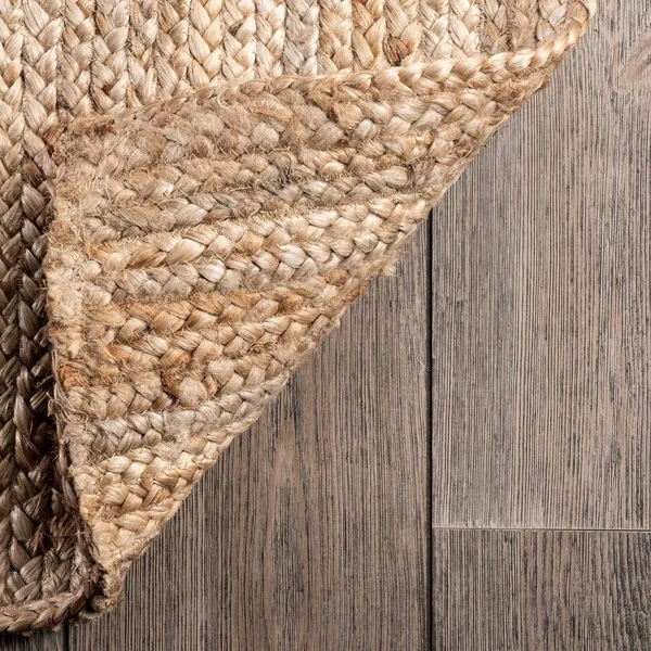 nuLOOM Rigo Chunky Loop Jute Black 5 ft. x 8 ft. Area Rug