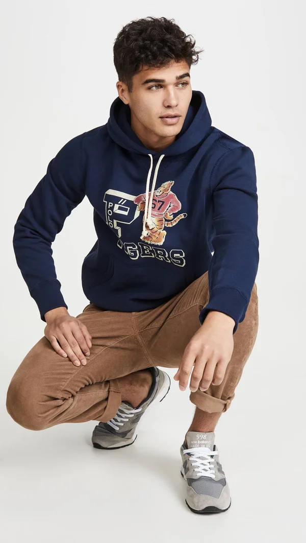 Polo Ralph Lauren Polo Tigers Fleece Hoodie - Navy - L