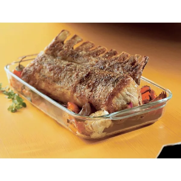 Pyrex 2 Piece Oblong Bakeware Value Pack 3 Quart Clear
