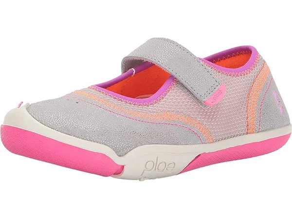 PLAE Emme - Silver/Pink Kids Shoe - Size 7 Toddler - Pink