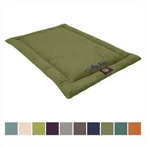 Majestic Pet Villa Personalized Crate Mat Dog Bed - Fern, Small