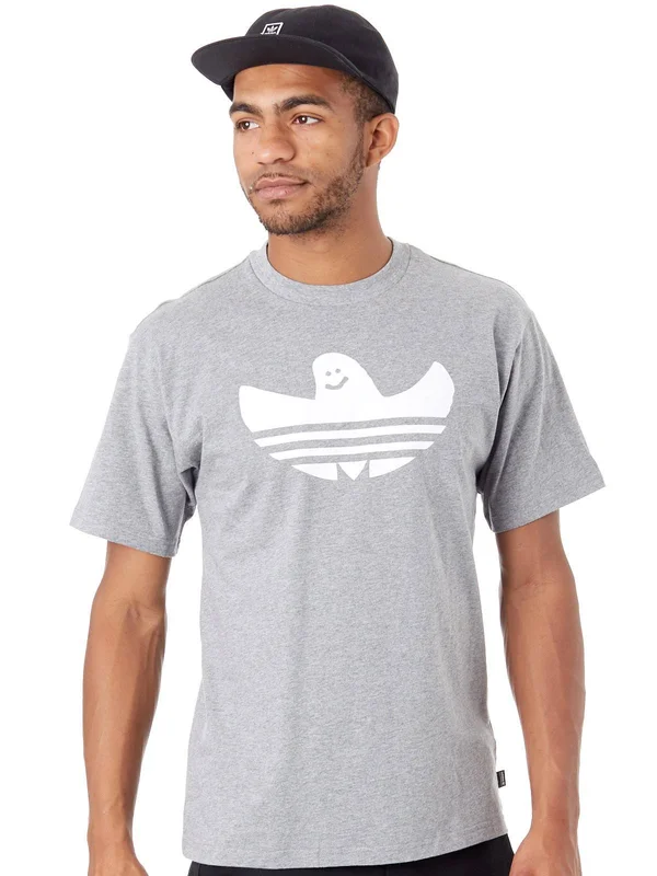 Adidas Core Heather-White Shmoo T-Shirt, Fall 2019 Collection