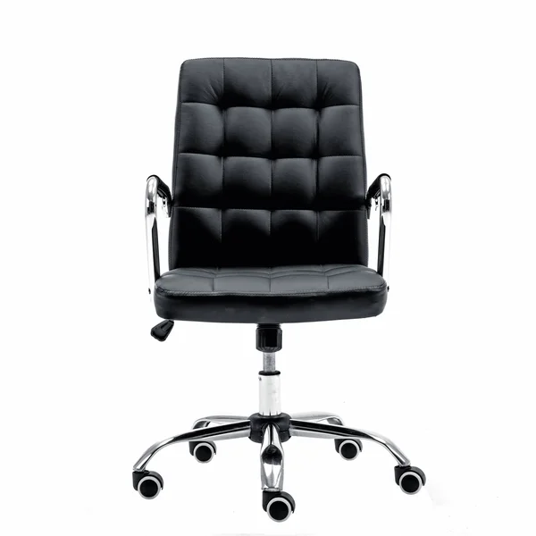 Porthos Home Nader Tufted Faux Leather Swivel Office Chair - Brown
