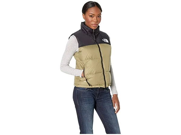 Women's The North Face 1996 Retro Nuptse Vest 2019 - Large Khaki