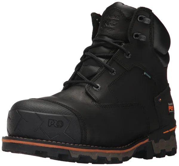 Timberland Pro Men's 6 in. Boondock Composite Toe Waterproof Work Boot - Black