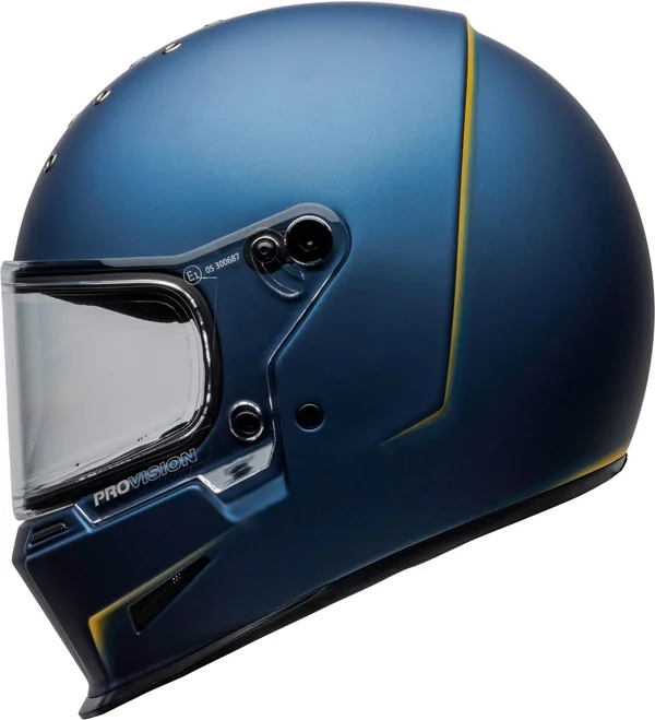 Bell Eliminator Vanish - Integral Helmet - Matt Blue/Yellow - Xs