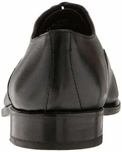 Florsheim Hombre Edgar Tapa Punta Oxford Cuero Negro 7 3E Ee. Uu.