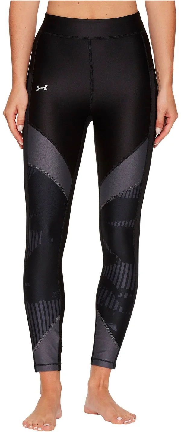 Under Armour Women's Armour HeatGear Color Blocked Printed Ankle