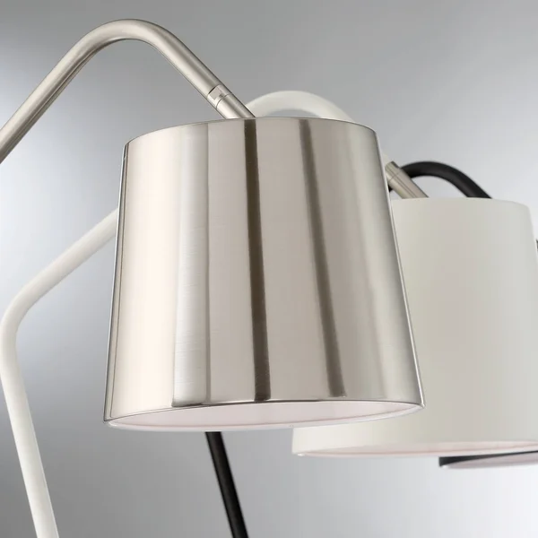 Lite Source Quana Floor Lamp Brushed Nickel LS-83032BN
