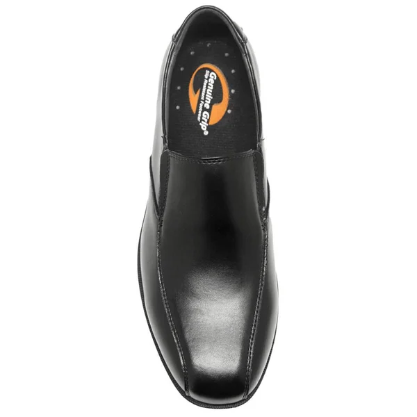 Men's Genuine Grip Footwear Slip-Resistant Slip-On Dress - Size: 8.5, Black