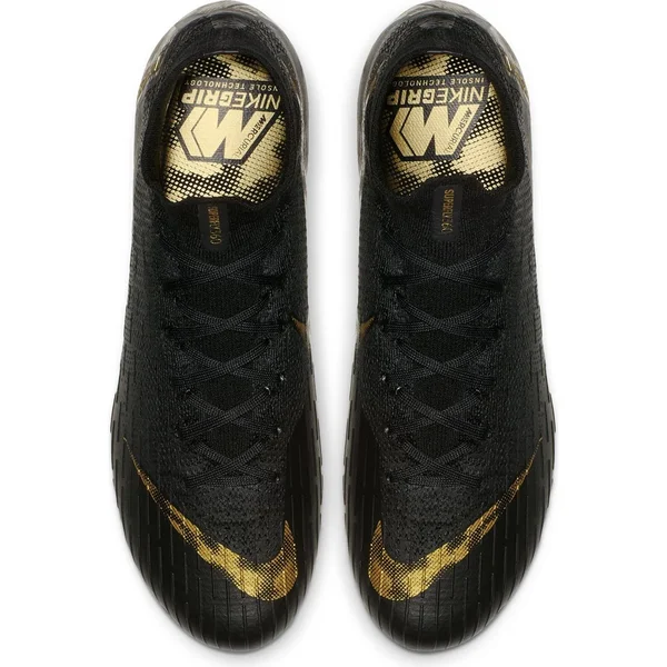 Nike Mercurial Superfly 6 Elite Firm Ground Soccer Shoes - in Black/Gold, Size 8